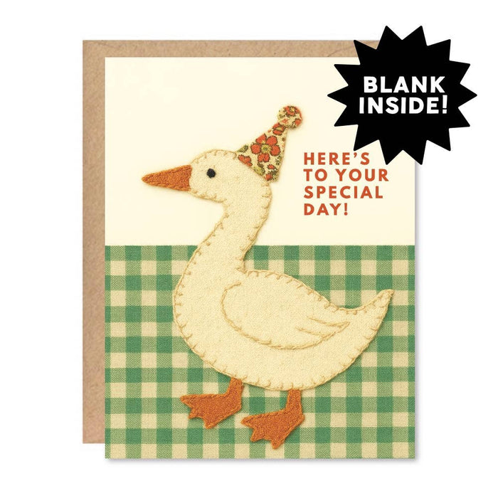 Special Day Duck Greeting Card