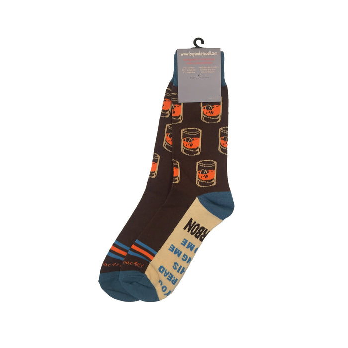 If You Can Read This Bring Me Some Bourbon Men's Socks