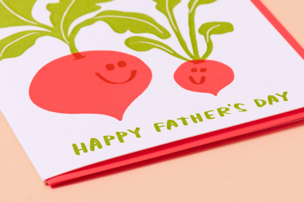 Dad is Rad Letterpress Father's Day Card