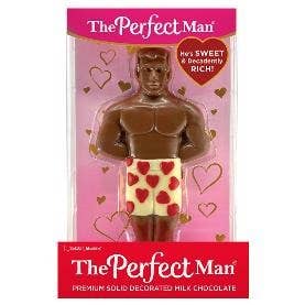 The Perfect Man Decorated Milk Chocolate, 3.5oz, 6ct