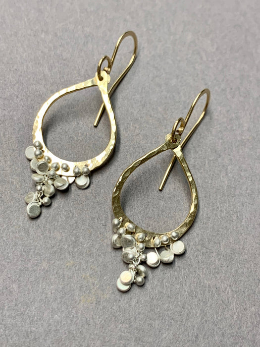 Small Tear Confetti Earrings