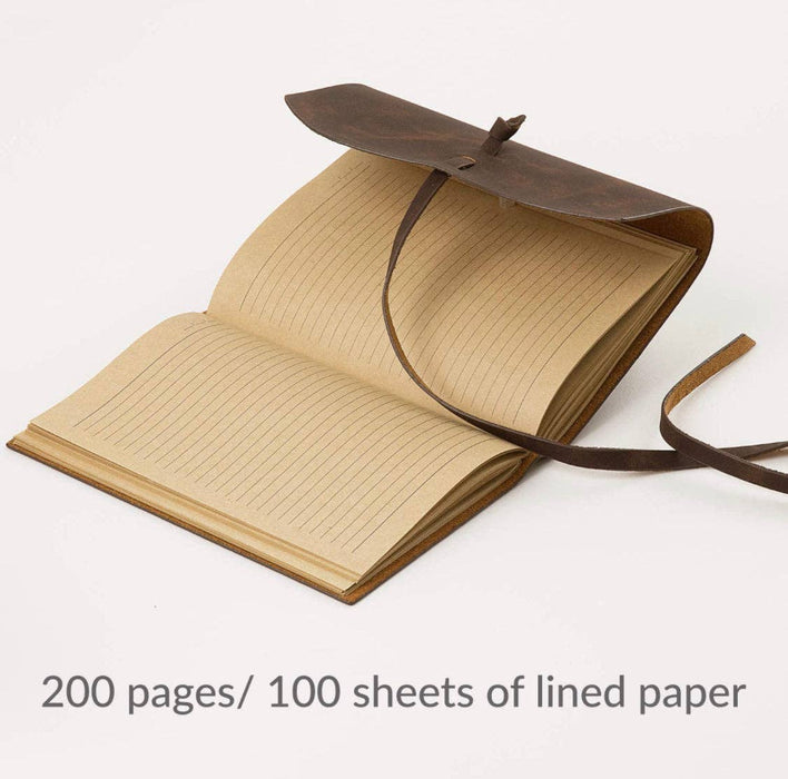 Chocolate Leather journal