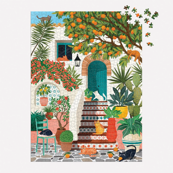 Mediterranean Cats | 1,000 Piece Jigsaw Puzzle