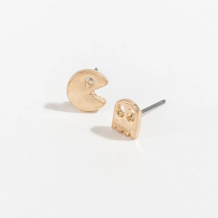 Gold Arcade Stud Earrings