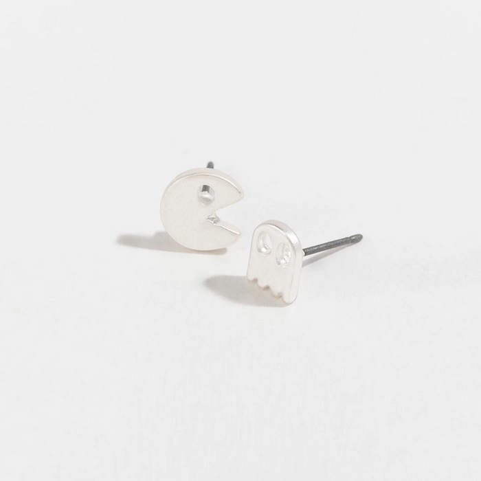 Silver Arcade Stud Earrings