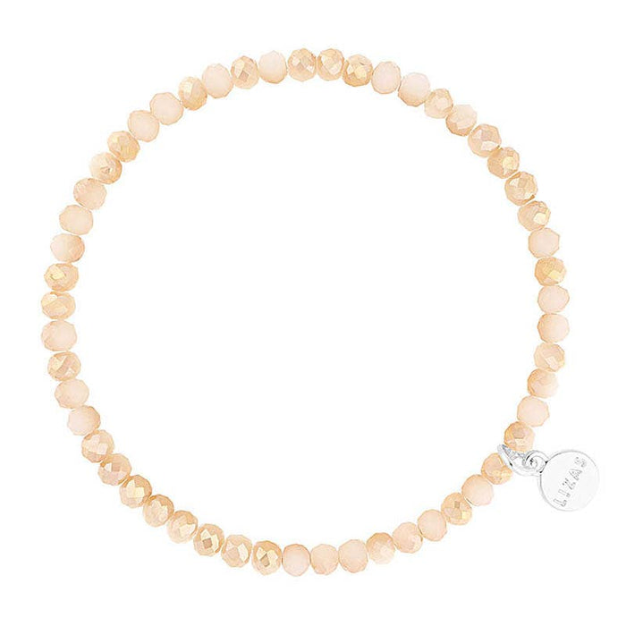 Knoxville 4mm Crystal Bracelet- Beige