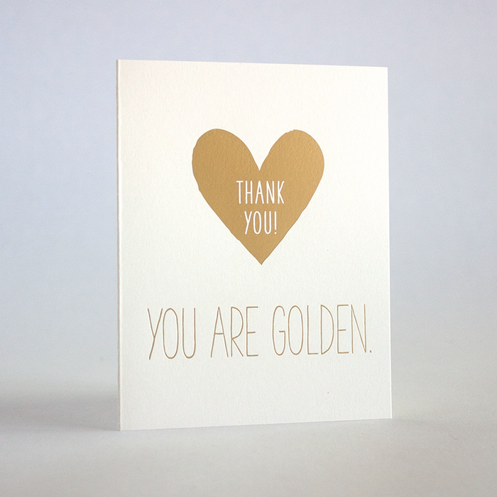 You Are Golden Card