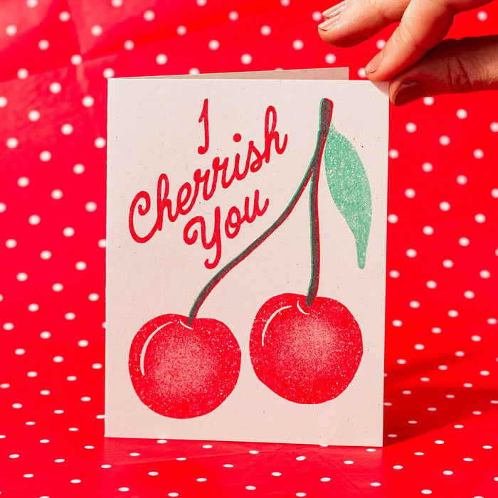 I Cherrish You Card
