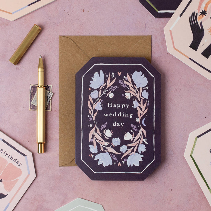 Floral Wedding Card