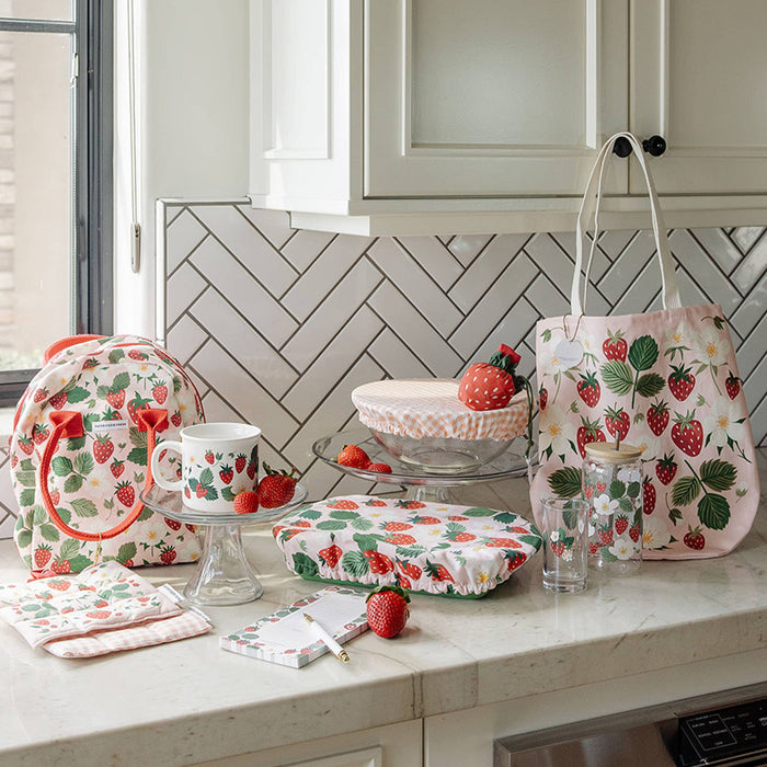 Strawberry Patch Pot Holder Set
