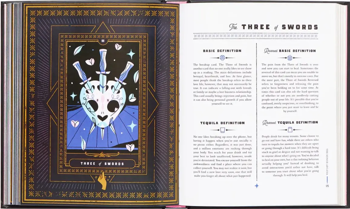 Tarot & Tequila: A Tarot Guide with Cocktails Book