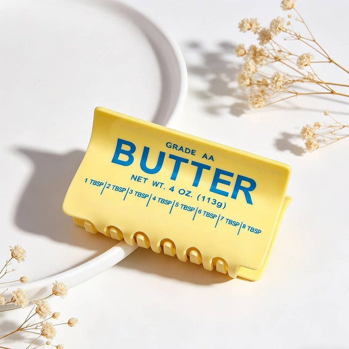 Fun Grade AA Butter Block Shaped Hair Claw Food Inspired