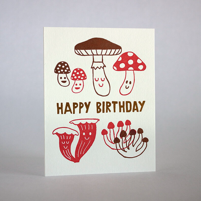 Birthday Mushroom Card