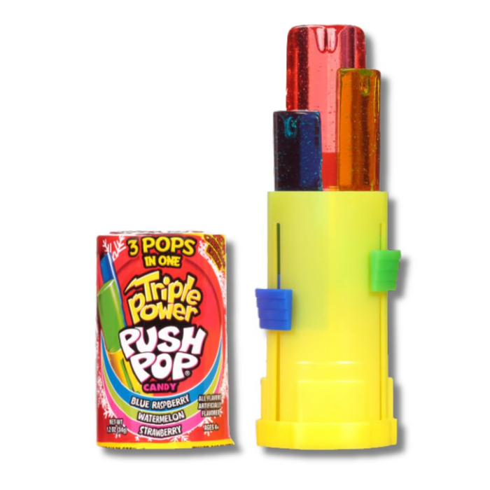 Holiday Triple Power Push Pop