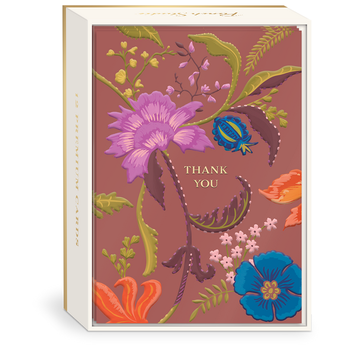 Jacobean Thank You Note Cards