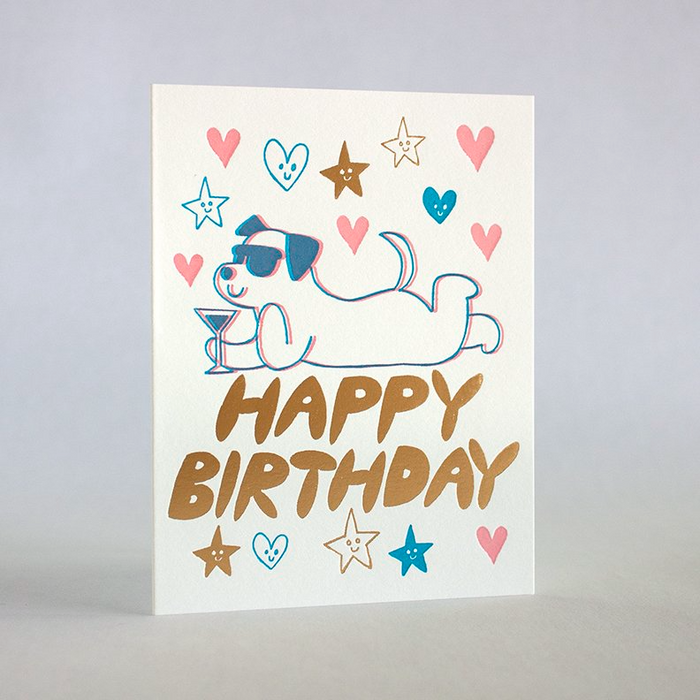 Cool Birthday Dog Card