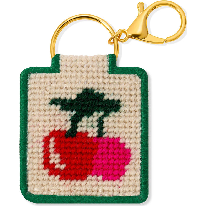 Needlepoint Keychain Kit - Cherries