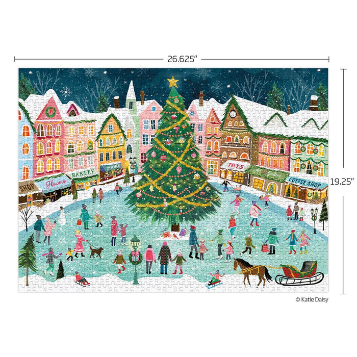 Town Square 1000 Piece Christmas Puzzle