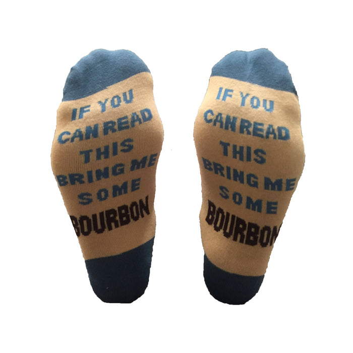 If You Can Read This Bring Me Some Bourbon Men's Socks