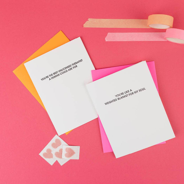 You're The Best Unlicensed Therapist Friendship Card