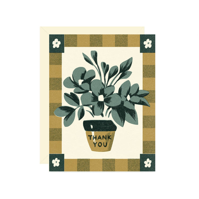 Thank You Flower Pot Card