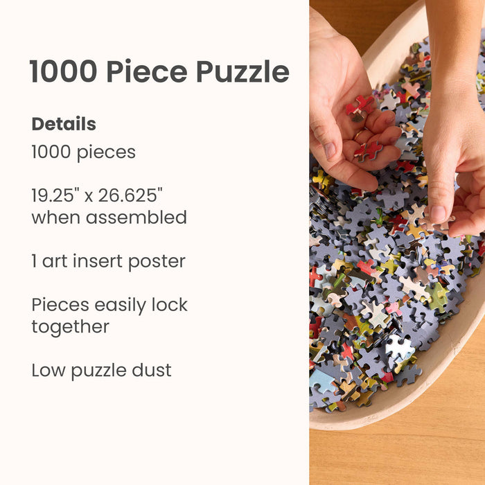 Gingerbread House 1000 Piece Christmas Puzzle
