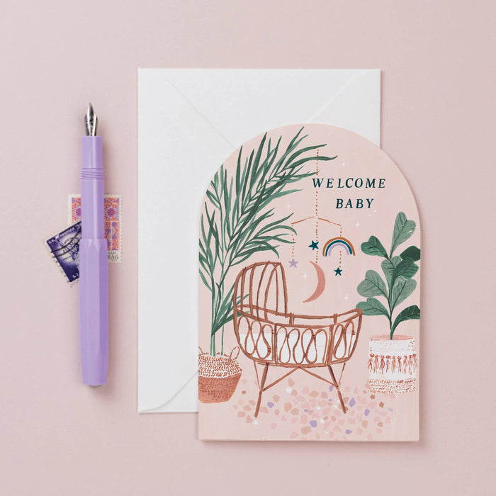 Welcome Baby Nursery Card