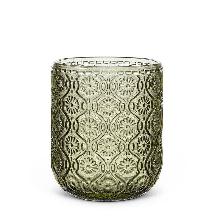 Daisy Tumbler-Olive-3.5"H(10oz)