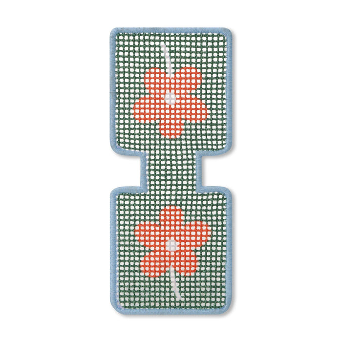Needlepoint Keychain Kit - Flower