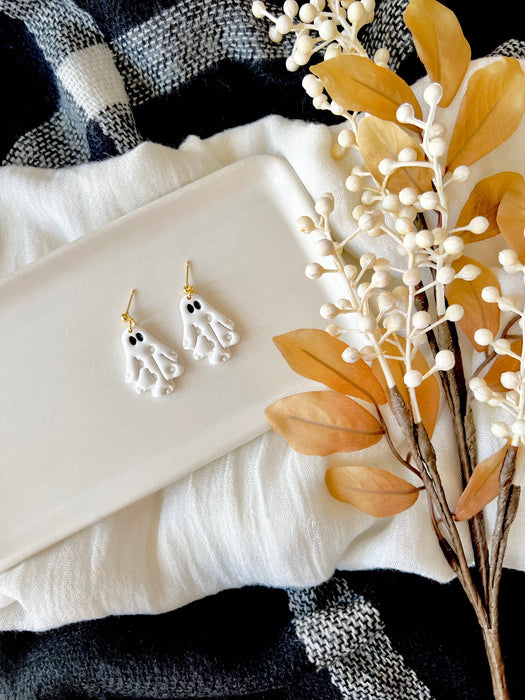 Hippie Ghost Floral Earrings