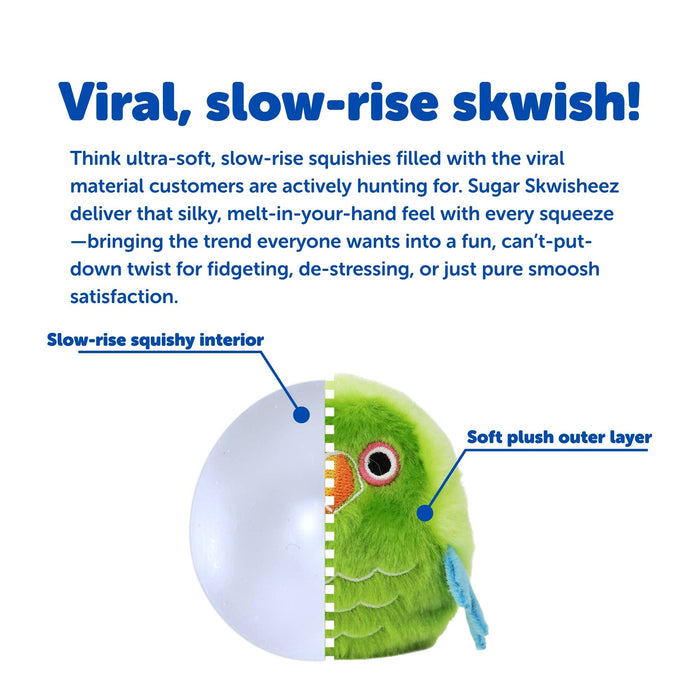 Toysmith Sugar Skwisheez - Tree Huggers Series 1 (squishy)