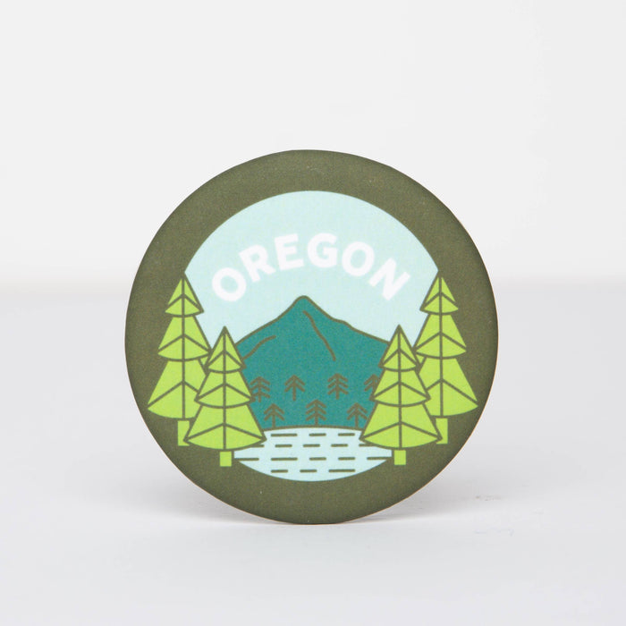 Lost Lake Round Magnet