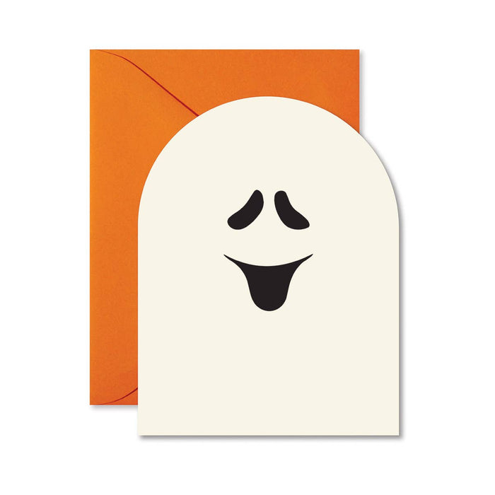 Ghost arch die-cut folded Greeting Card