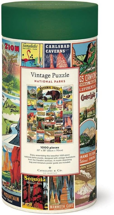 Vintage National Parks 1000 pc Puzzle