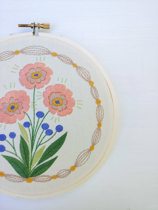True bloom embroidery kit