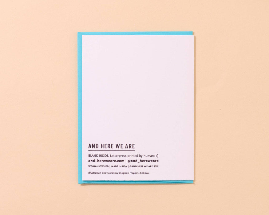 Reel Good Letterpress Birthday Card