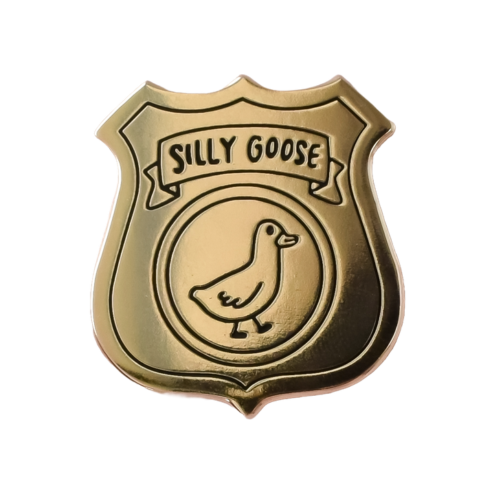 Silly Goose Badge Pin