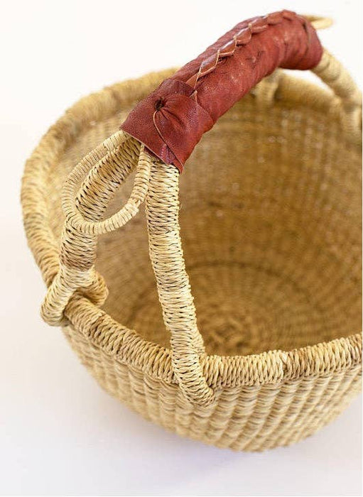 African Ghana Bolga Basket - Dye Free