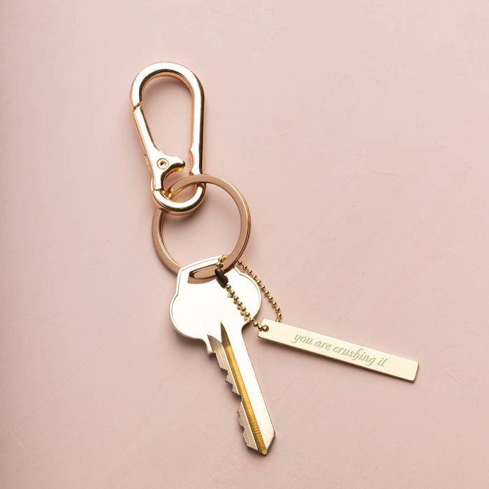 Hidden Message Bracelet - Badass/Larimar/Gold