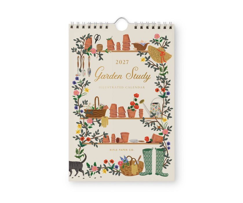 2027 Garden Study Kitchen Calendar (6x9)