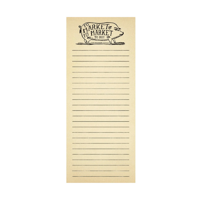 To Market - Skinny Notepad