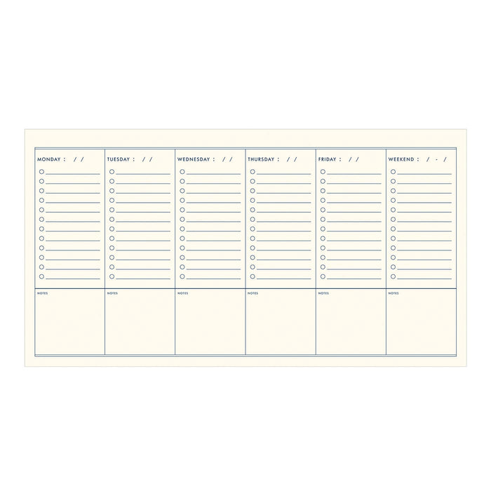 Ducks In A Row Undated Weekly Planner