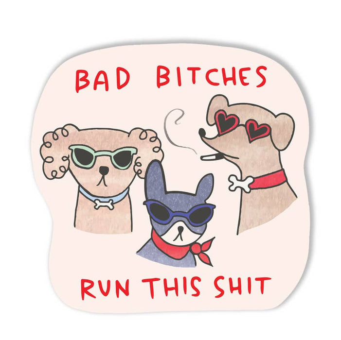 Bad Bitch dog sticker