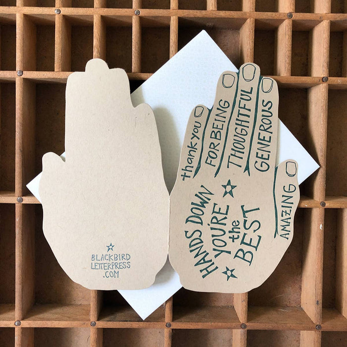 Thank You Hand Card