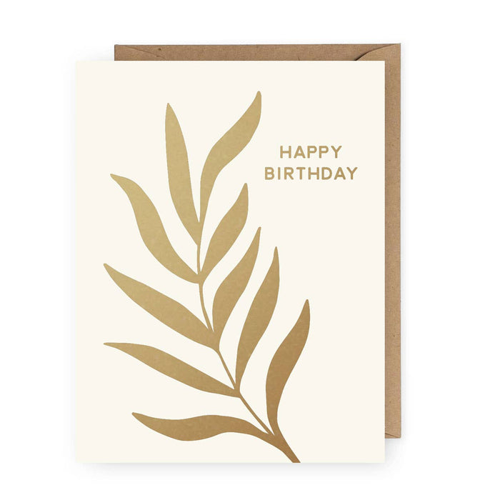 Happy Birthday Foil Greeting Card