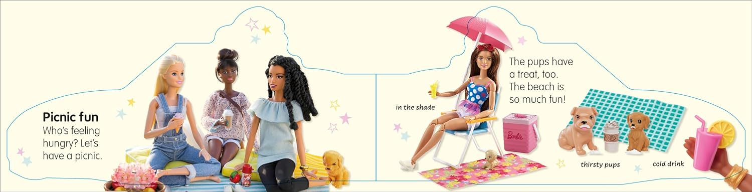 Barbie Dream Car- Push-Along Book Adventure