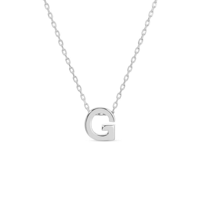Small Initial Necklace