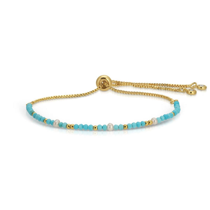 Delicate Stone Pulley Bracelet