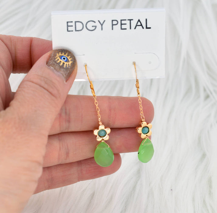 Flower Child Chain Earrings