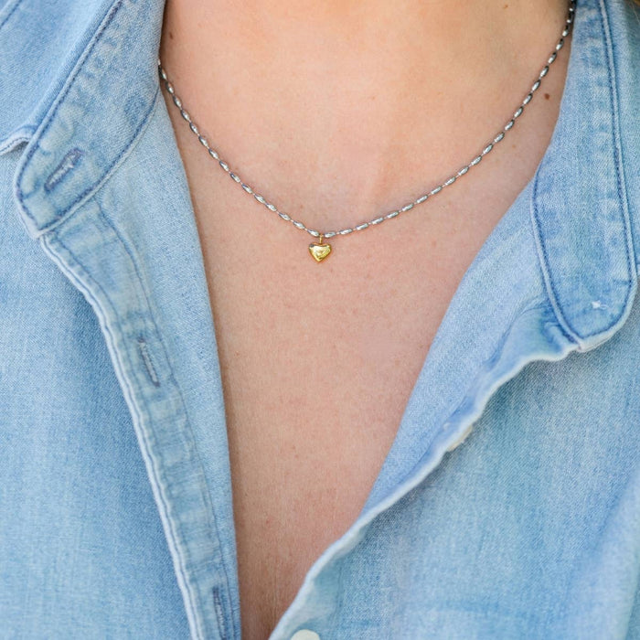 Petite Heart Water-Resistant Necklace